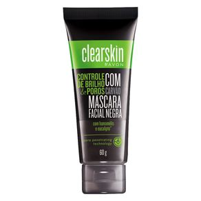 Máscara Facial Negra com Carvão Clearskin - 60g