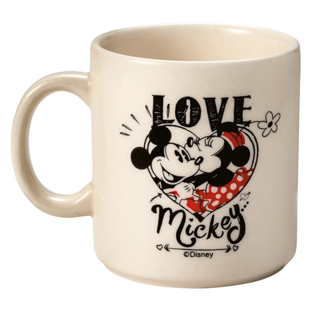 Caneca Cerâmica Disney Mickey e Minnie - 270 ml