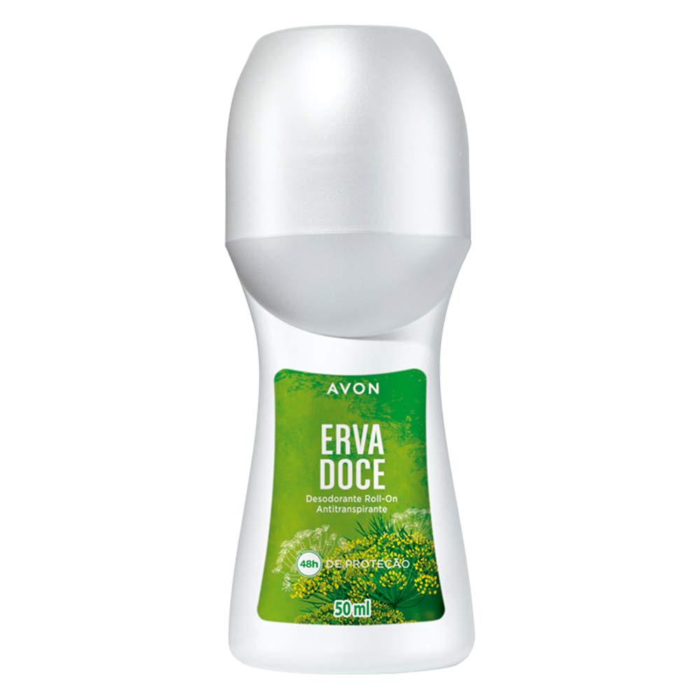 Desodorante Roll-On Antitranspirante  Erva Doce - 50 ml