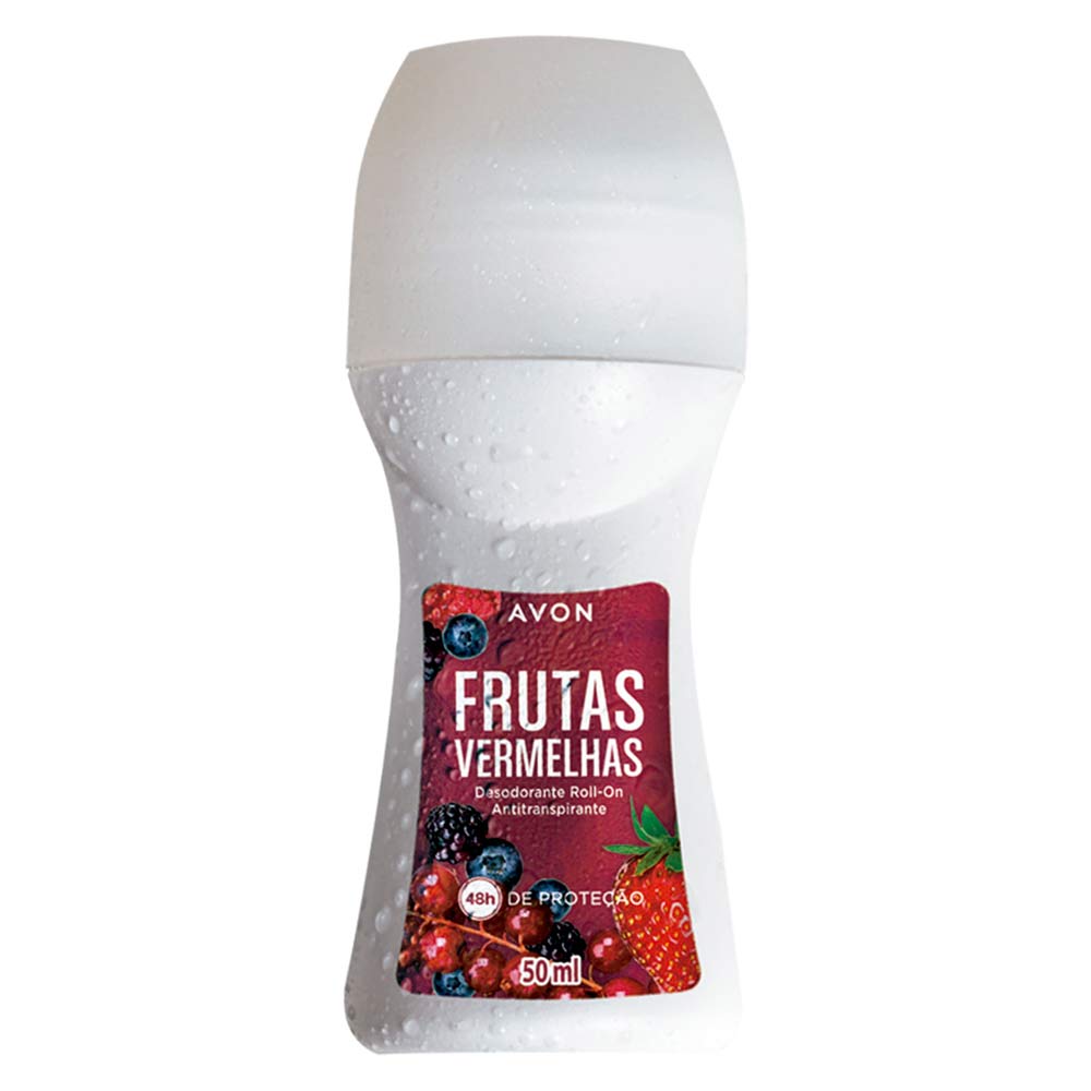 Desodorante Antitranspirante Roll-On Frutas Vermelhas - 50 ml