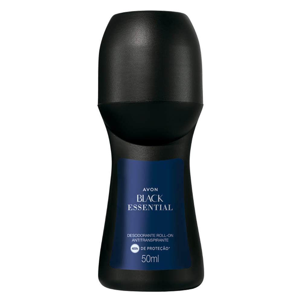 Desodorante Antitranspirante Roll-On Black Essential - 50 ml