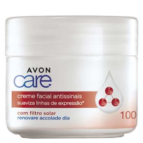 Creme Facial Avon Care Antissinais Dia com Filtro Solar - 100g