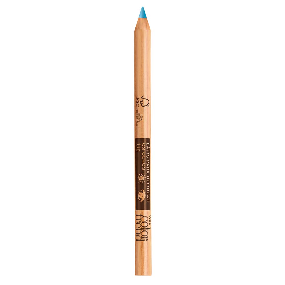 Lápis para Delinear os Olhos Color Trend 1,1g  - Azul Piscina