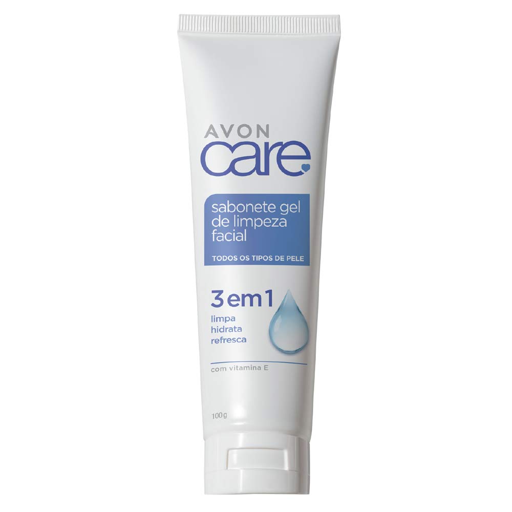 Sabonete Gel de Limpeza Facial 3 em 1 Avon Care - 100g