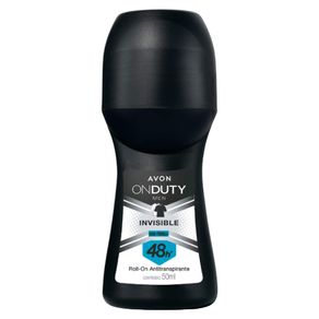 Desodorante Roll-On Antitranspirante On Duty Men Invisible - 50 ml